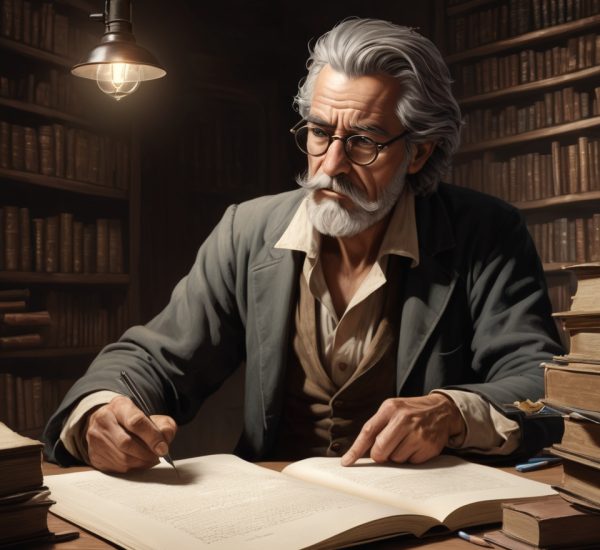 AlbedoBase_XL_Imagen_de_un_Hombre_escritor_redactando_un_escri_1